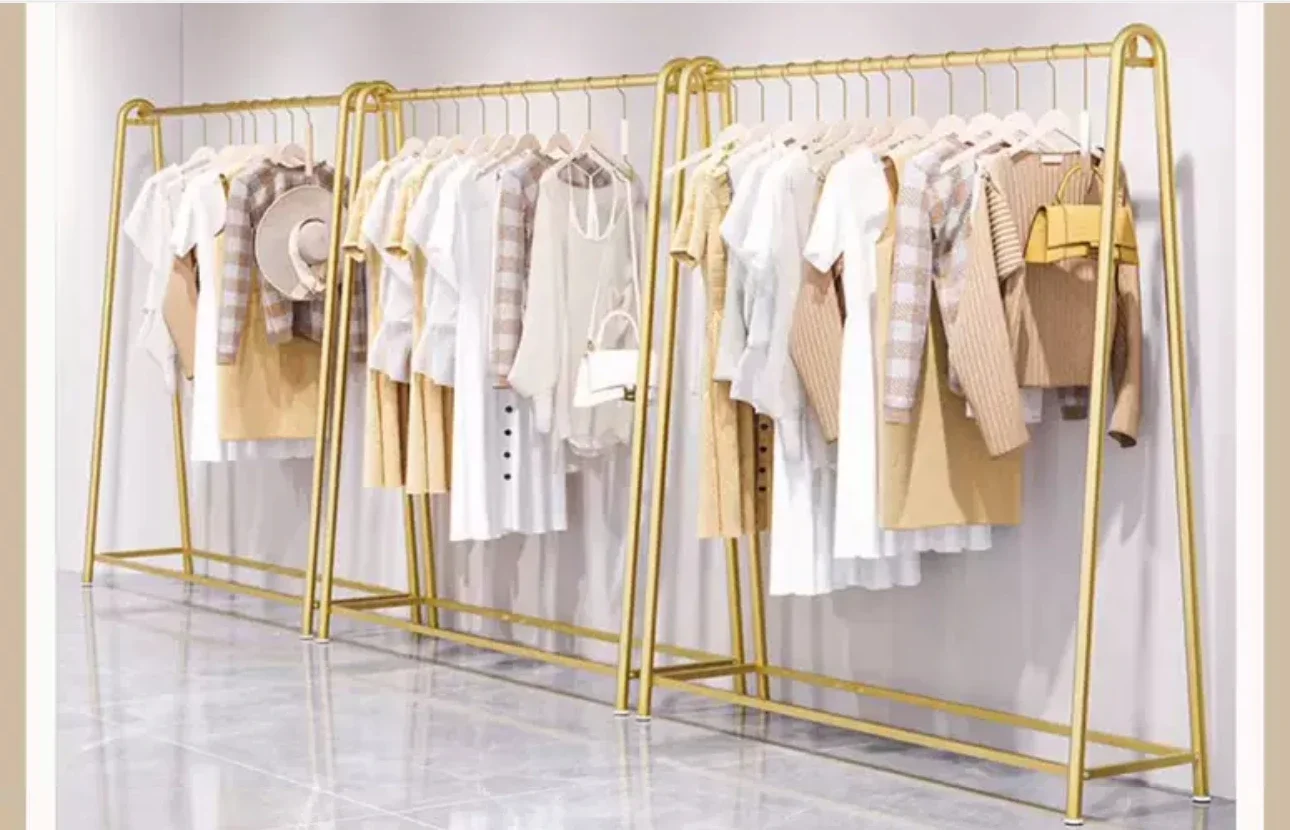 Bekleidungs geschäft Display Rack boden montierte Wroclothes Display Rack