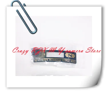 ニコン-70-200-世代ラベルネームプレートロゴ部品カメラ詳細アクセサリー交換部品