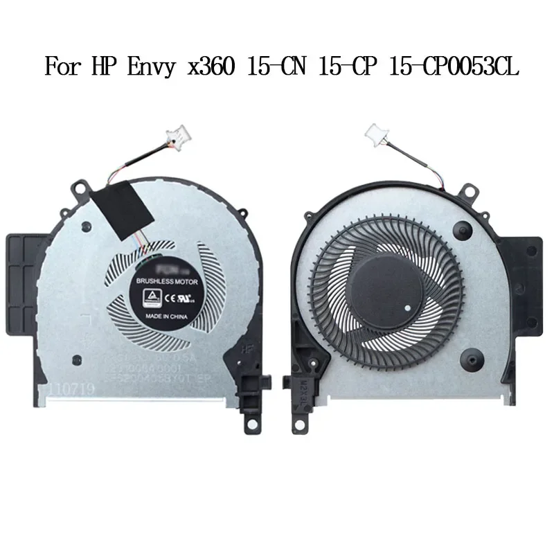 New Laptop CPU Cooling Fan  Heatsink For HP Envy x360 15-CN 15-CP 15-CP0053CL 15M-CP 15M-CP0011DX L20107-001 dc 5v 0.5A