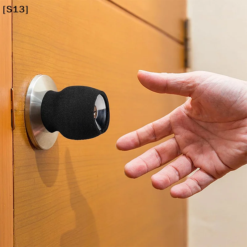 静電気防止ドアノブカバー、丸型ゴム製ドアハンドルカバー、防水 - Cabinet Knob Round のレビューと価格