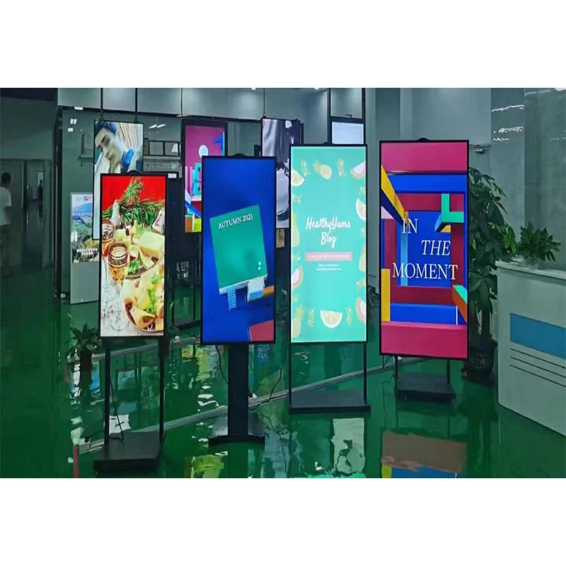 Wall-mounted Advertising Machine 32  43 inch Highlight Ultra-thin outdoor digital signage Touch Commercial digital signage