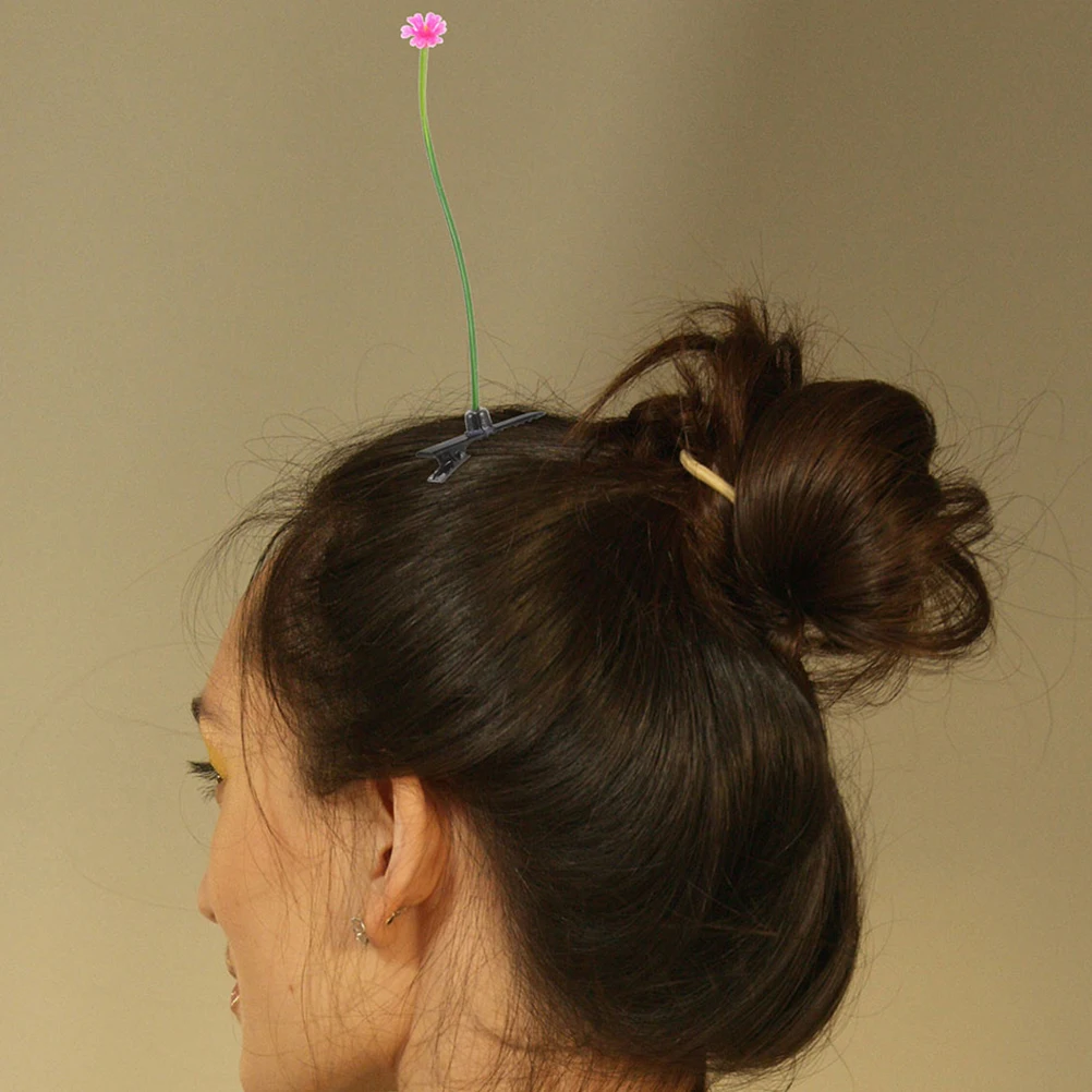 

20 Pcs Simulation Plant Hair Clip Accessories Pepper Tree Plastic Faux Barrette