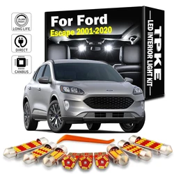 TPKE LED Interior Map Dome Light Kit For Ford Escape 2001-2014 2015 2016 2017 2018 2019 2020 Indoor Bulbs Car Accessories Canbus