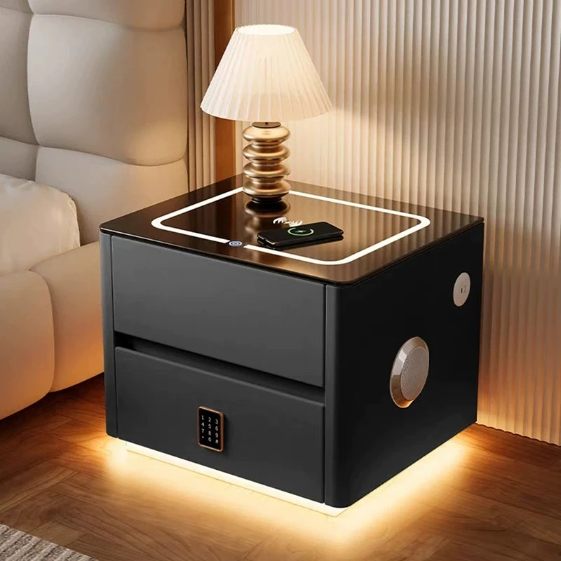 Bedroom Furniture Nightstands Bedside Table Intelligent Storage Cabinet Table Cajonera Muebles Mesa Muebles Para El Hogar Möbel