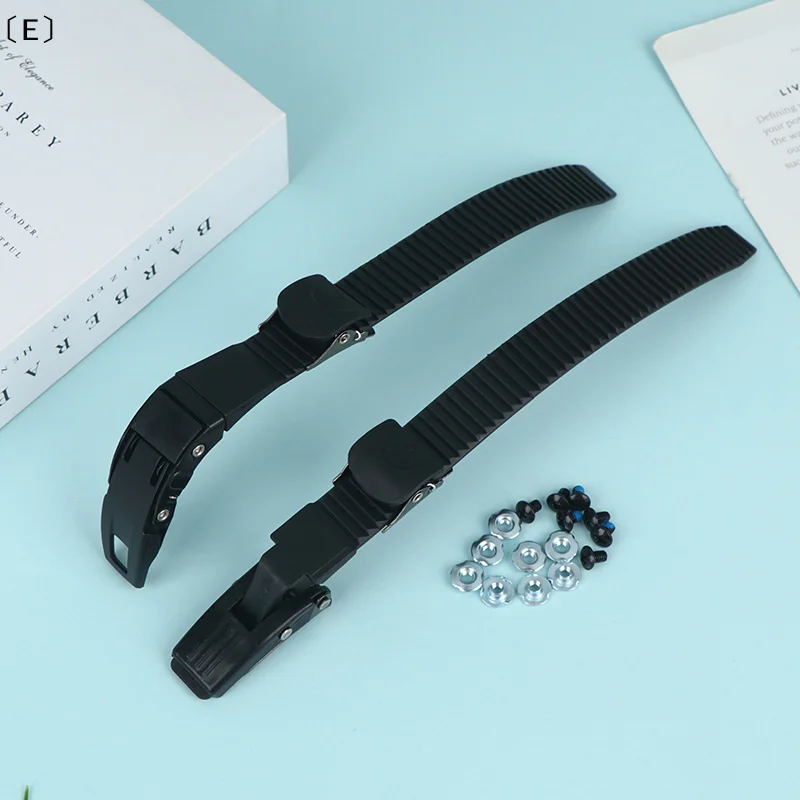 

〔E〕2Sets Roller Skates Strap Fastening Straps Inline Skate Strap Buckle Hockey Easy To Use With Clamp Screws Nut Replacement〔R5〕
