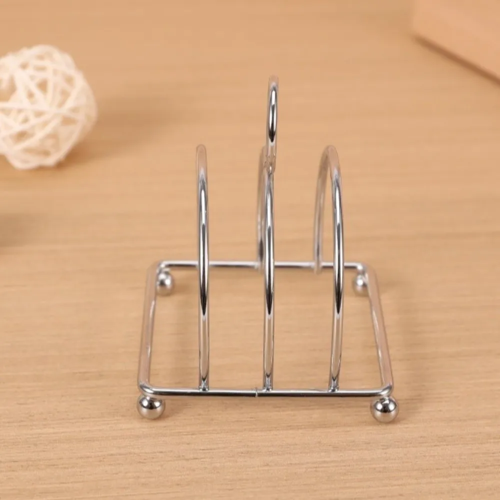 Stainless Steel Toast Bread Rack Space Saving Food Display B