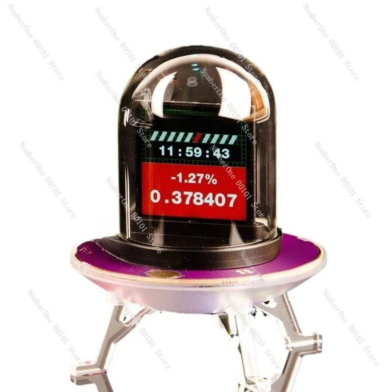 Multi-Functional World Time Stock Exchange Rate Clock,Digital Display LED Clock for Office,Trading,and Finance Desk