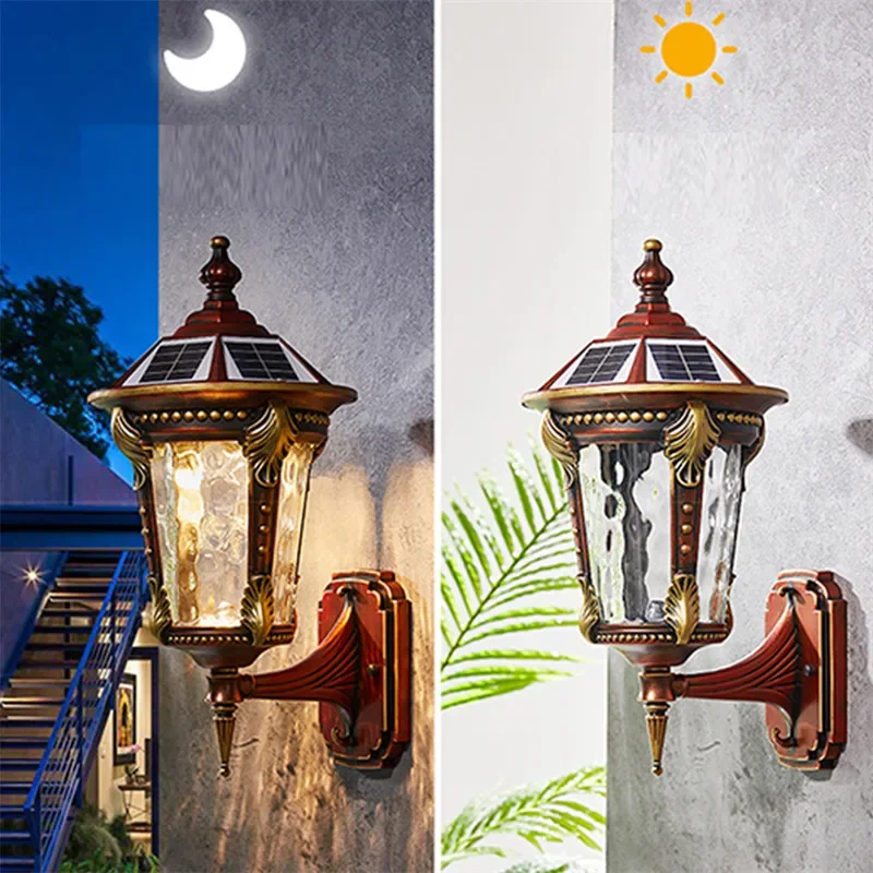 TYLA Contemporary Solar Outdoor Wall Lamps Simplicity Waterproof Creative Balcony Hallway Courtyard Villa Gate Hotel