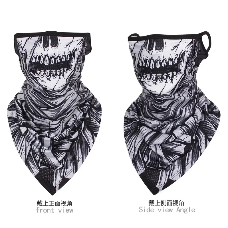 Multi-function Motorcycle Face Scarf Skull Masks Cycling Neck Gaiter Cover Mesh Tube Sport Sunscreen Men Women Bandana Balaclava - Image 22
