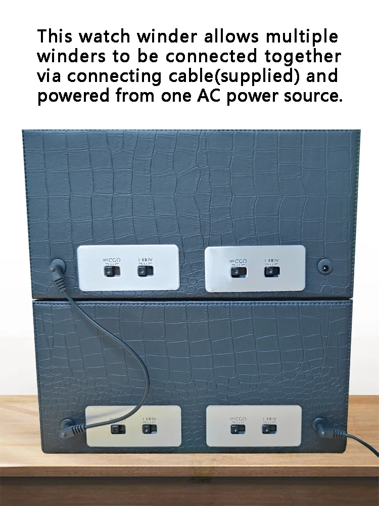 ZAPANAS ملفاف ساعة للساعات الأوتوماتيكية مع صندوق ساعات محرك Mabuchi ساعة شاكر عرض تخزين جامع