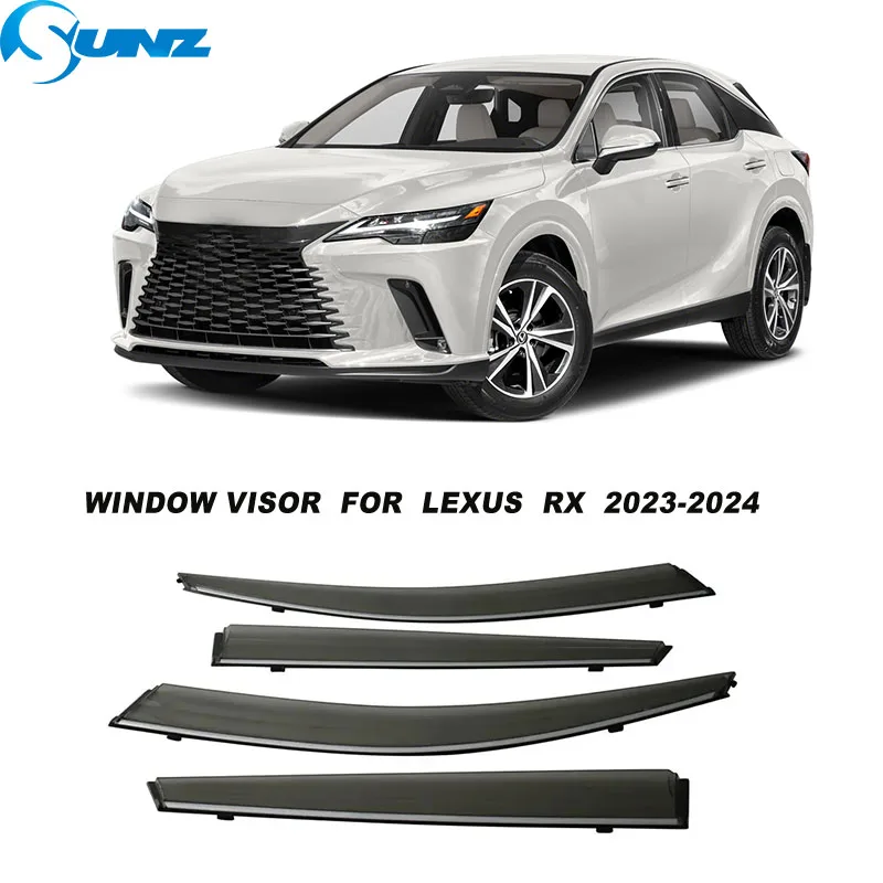 

Window Visor For Lexus RX RX350 RX350h RX500h MK5-ALA10-ALH10 2023 2024 2025 Car Side Window Wind Deflector Sun Wind Rain Shield