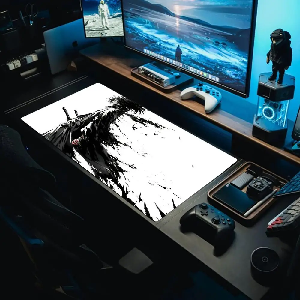 

Стильный коврик для мыши с китайским рисунком фехтовальника — нескользящая резиновая основа, моющаяся, подходит для работы, игр и офиса