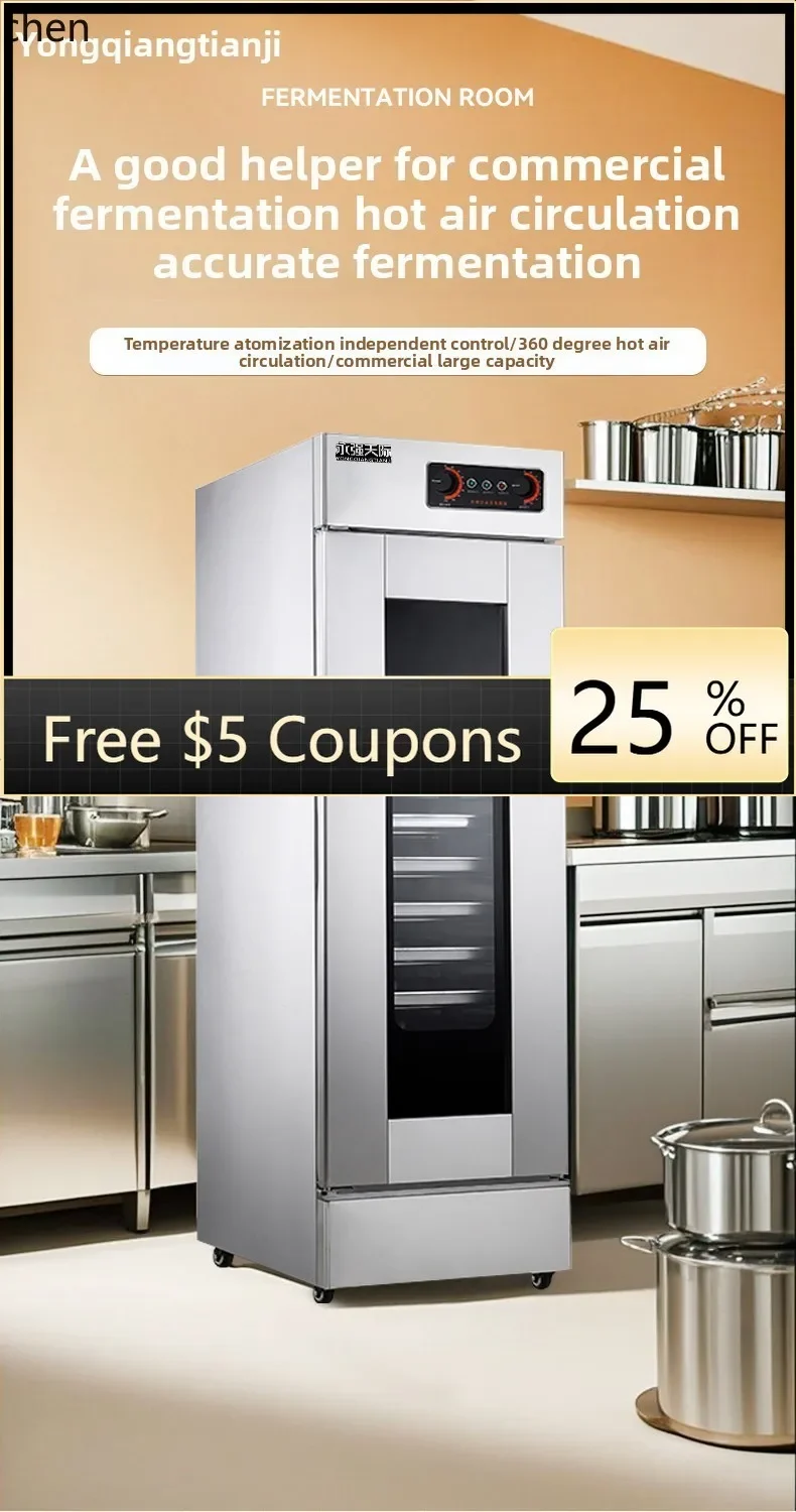 cc27 refrigerated frozen fermentation box intelligent timing steamer baking steamed bread buns bread foaming spray wake-up box