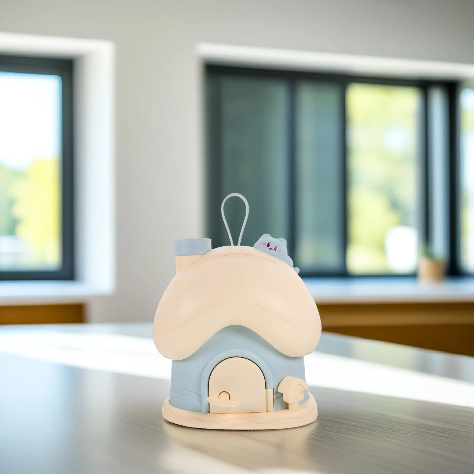 Banque d'épargne en forme de champignon, conteneur de pièces de monnaie de dessin animé, Pot d'argent mignon de grande capacité pour enfants, décoration cadeau d'anniversaire, tirelire