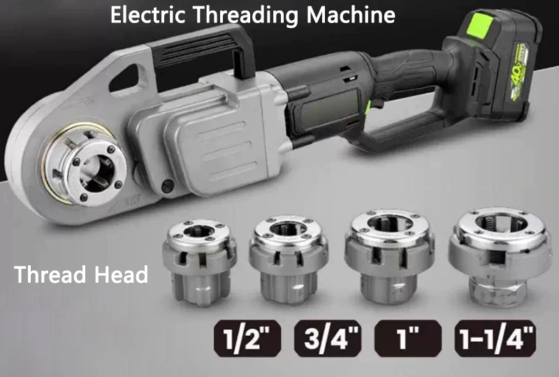 

Electric Brushless Threading Machine Pipeline Threader Fire pipe,Gas Steel pipe,Galvanized pipe,Stainless Steel pipe,PVC pipe