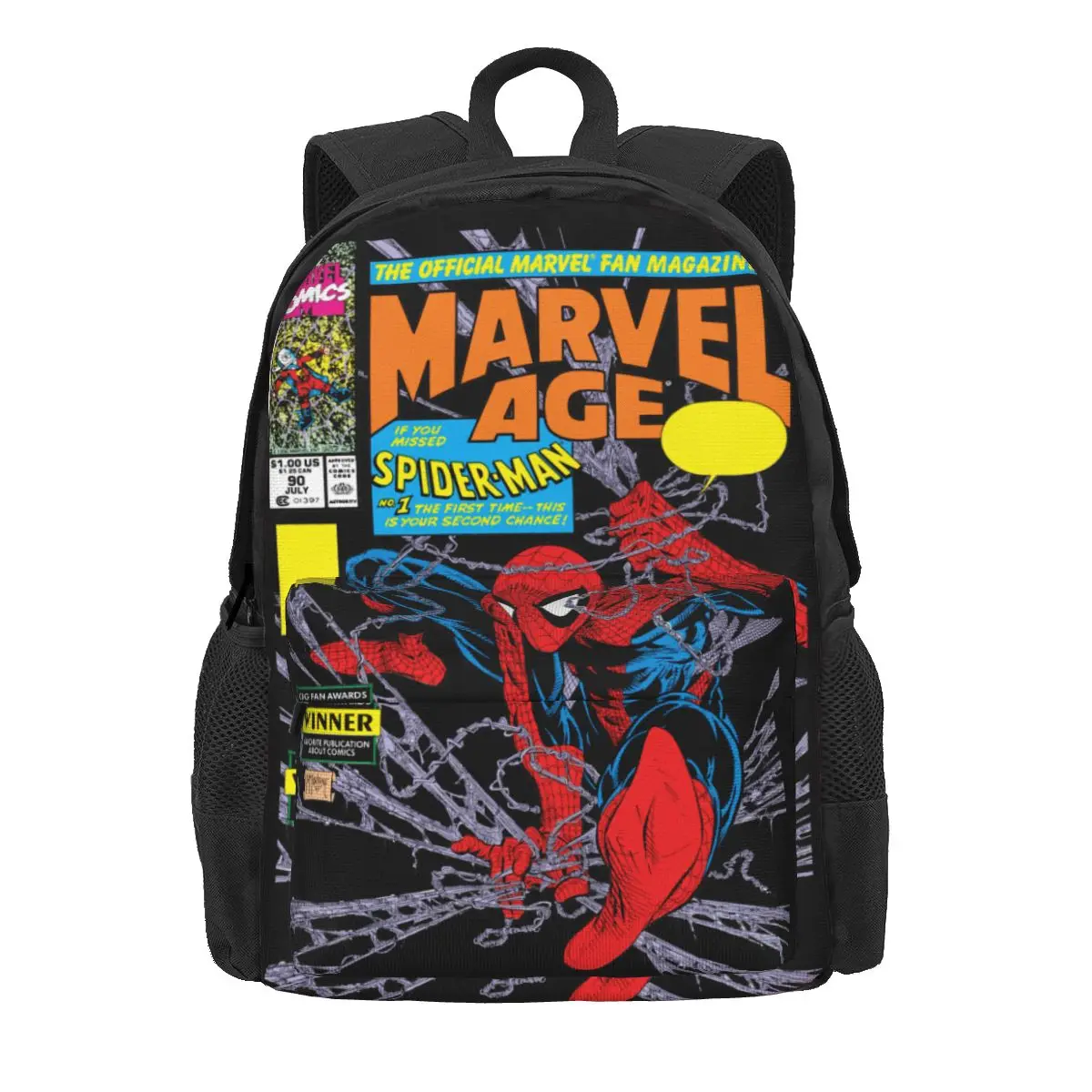 Retro Spider-Man Comic Women Backpack Mochila 3D Print Fashion Children School Bag Computer Backpack Kids Large Capacity Travel