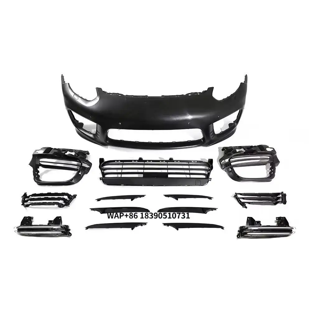 

New High Quality Upgrade Body Kit for 2014-2016 for for 970.2 Front/Rear Bumpers Made of PP Material Turbo Style