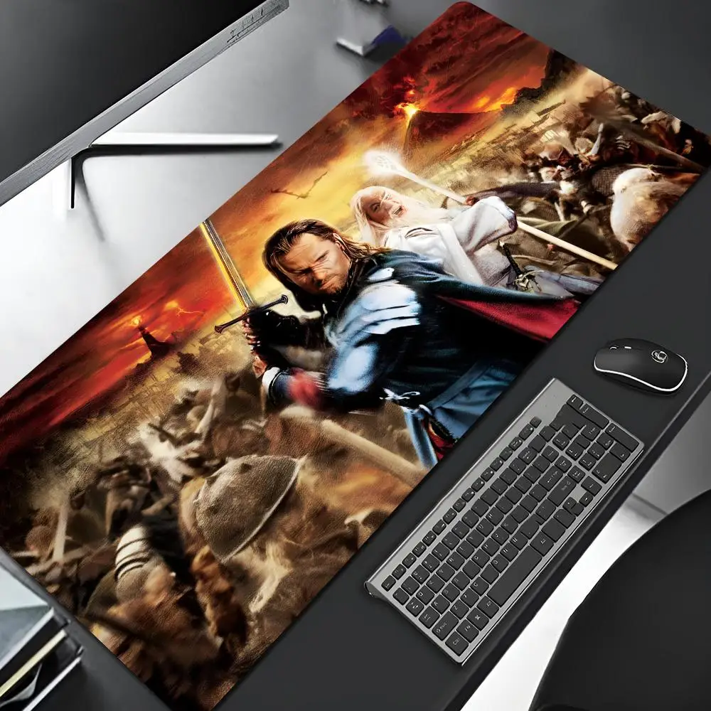 Movie R-Rings Of The Lords Mouse Pad Cartoon Lockedge Large Gaming Pad Computer Gamer Keyboard Mat Desk Mousepad PC Desk Pad