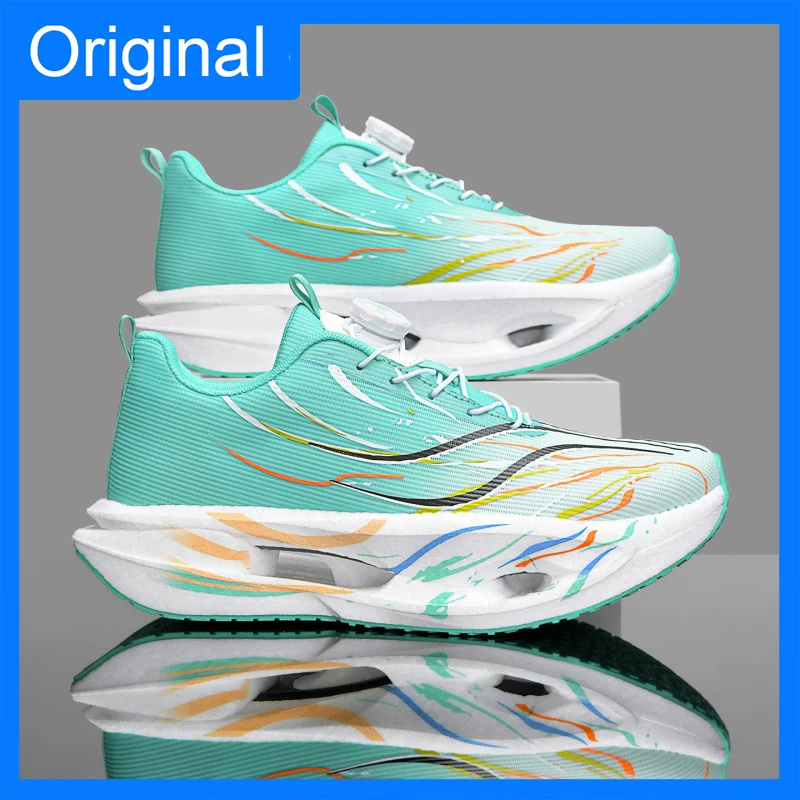 

Unisex Sports Shoes Soft Sole Rebound Cushioning Anti Slip 2026 Spring New Trend Mesh Breathable Casual Sports Running Shoes