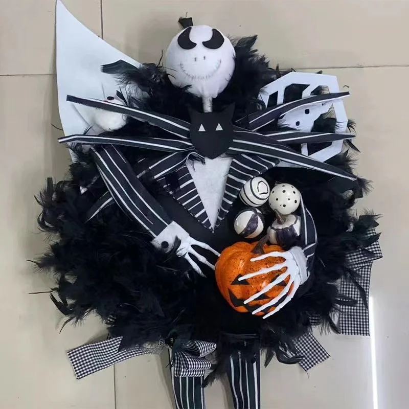 90Cm Disney De Nightmare Before Christmas Model Poppen Beeldjes Pompoen Koning Jack Skellington Ornamenten Halloween Pasen Speelgoed