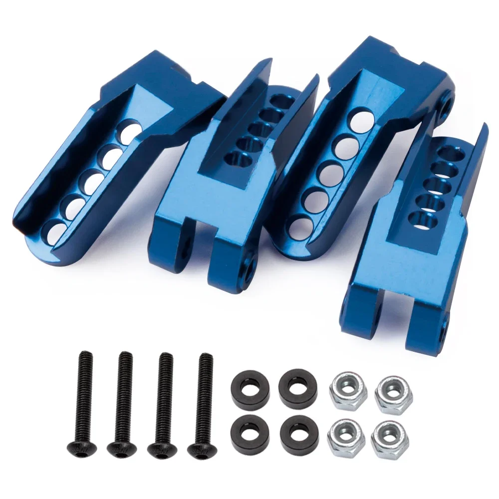 TRX4 Aluminum Alloy Front and Rear Adjustable Suspension Bracket for 1/10 RC Crawler Car  TRX-4 Defender Shock Upgrade