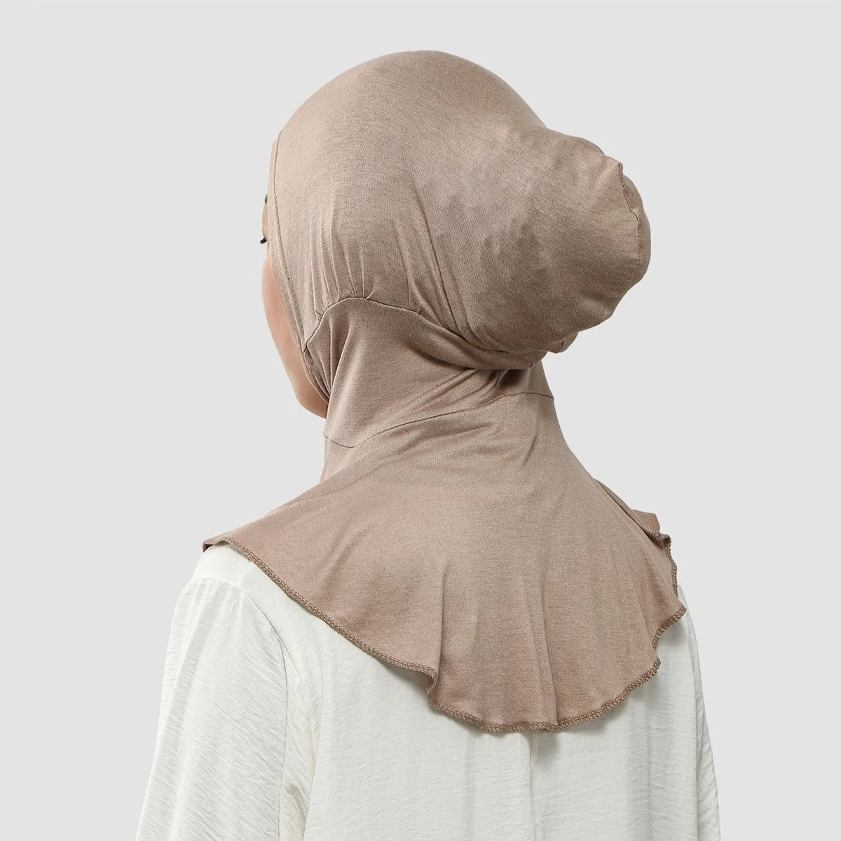 

New Jersey Muslim Underscarf Fake Collar Inner Hijab Cap Headscarf Inner Hijab Islamic Underscarf Hijab Scarf Hat Bonnet