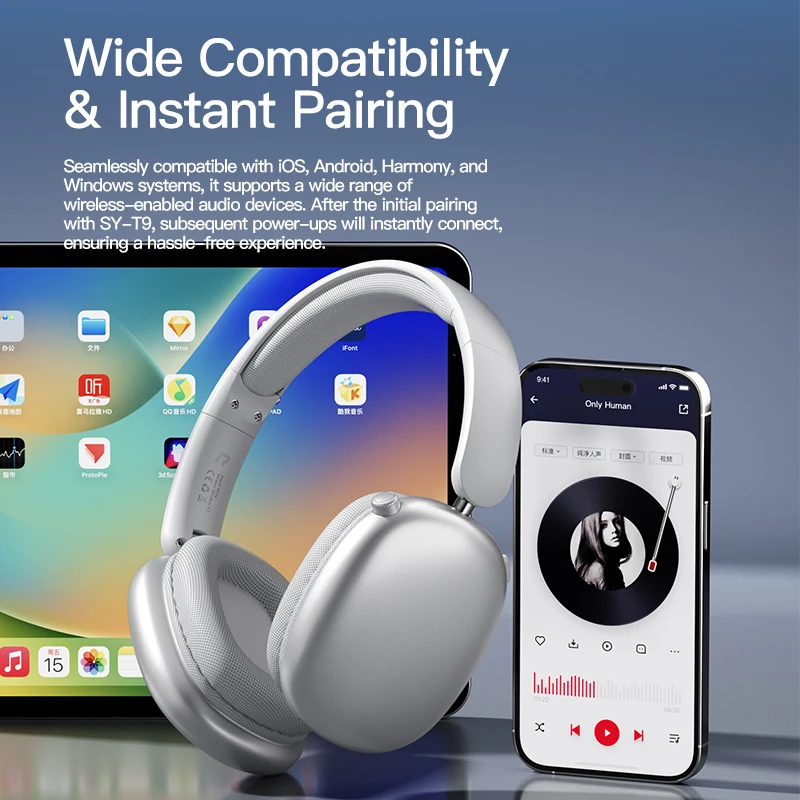 

Беспроводные наушники-вкладыши Bluetooth 5.4, встроенный микрофон, время воспроизведения 24 часа, Hi-Fi аудио, регулируемые головки для iOS/Android/ПК