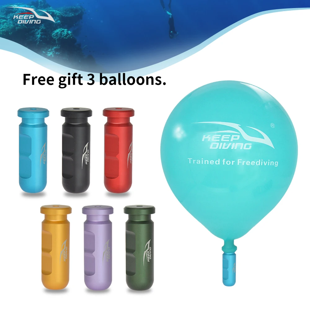 أداة تدريب معادلة الأذن Frenzel Freediving ، أداة تدريب مساعدة ، معدات توازن ضغط الأذن للغوص ، مجموعة واحدة