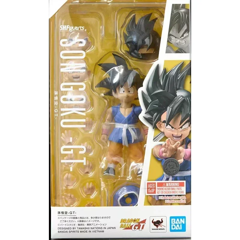 متوفر في المخزون الأصلي بانداي دراغون بول SHF سون جوكو GT S.H.Figuarts Kid Goku (GT Ver.) مجموعة ألعاب مجسمة لشخصيات الرسوم المتحركة