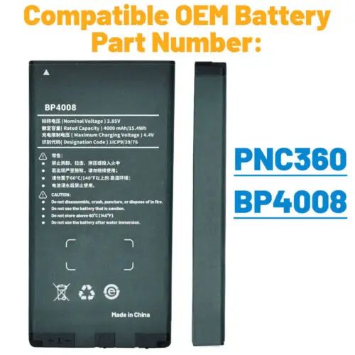 

10pcs NEW 3.85V 4000mAh Li-ion Polymer Battery Pack BP4008 for Radio Walkie Talkie HYT/Hytera PNC360 Two Way Radio