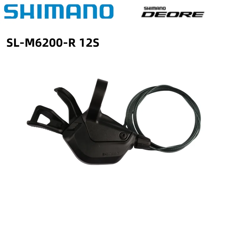 SHIMANO New DEORE Series SL-M6200 Right 12 Speed Shifter Right Shift Clamp band without optical gear display  For MTB Bicycle