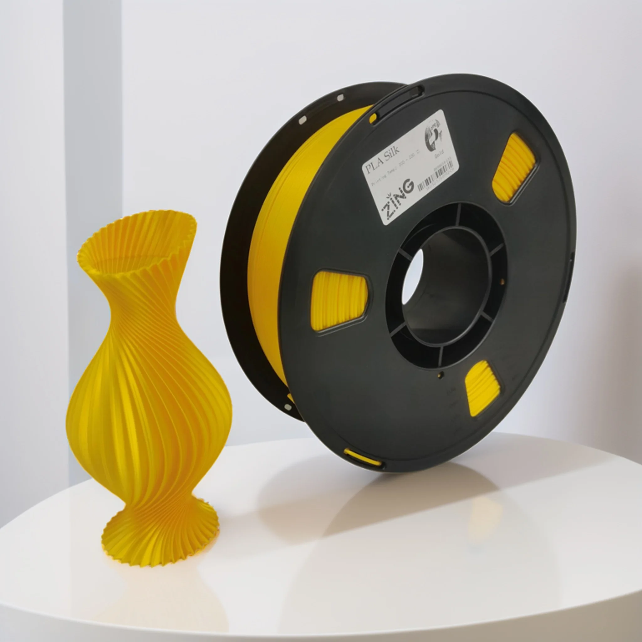 مستهلكات حريرية للطابعة ثلاثية الأبعاد من Veekaft PLA، خيوط أحادية اللون بلون موحد، FDM عالية السرعة غير موصولة، 1.75 مم