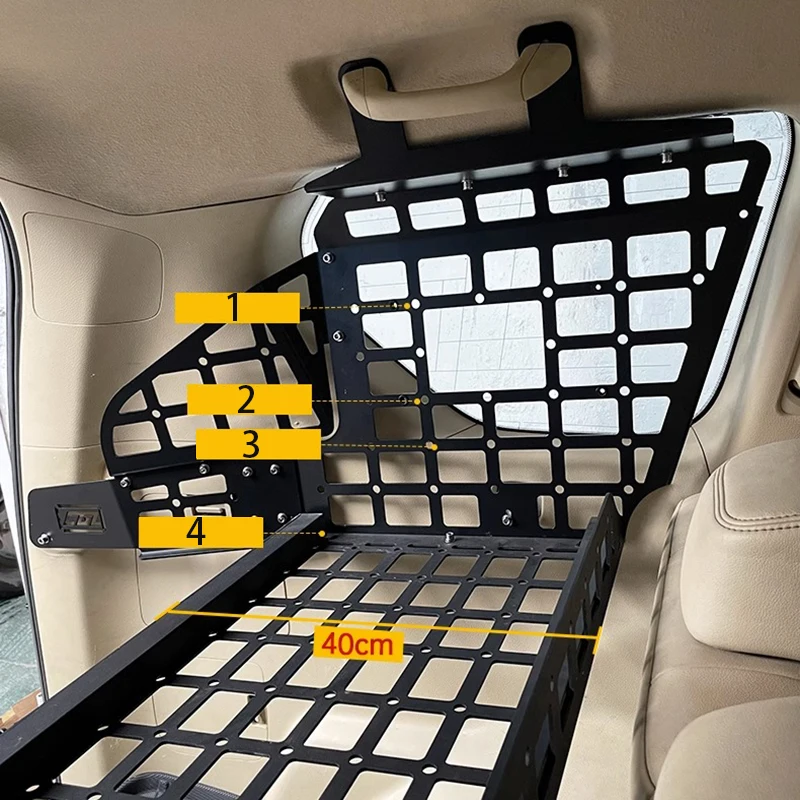 Rear Racks Accessories For Land Cruiser LC150 Prado Trunk Storage Rack Side Window Trunk Horizontal Frame