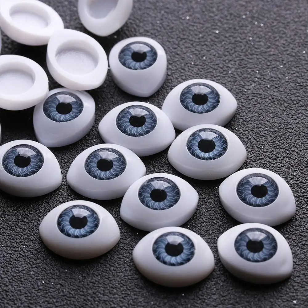 20 pçs engraçado boneca de plástico olhos de segurança bonito brinquedos de pelúcia brinquedo animal fantoche fazendo olhos diy boneca artesanato acessórios presente da menina