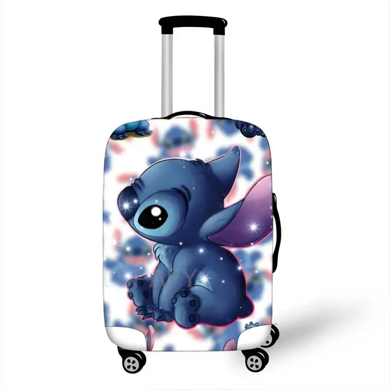 Lilo And Stitch Suitcase Cover Protector Dust-proof Scratch Resistant Luggage Cover Apply To 18\'\'-32\'\' Suitcase