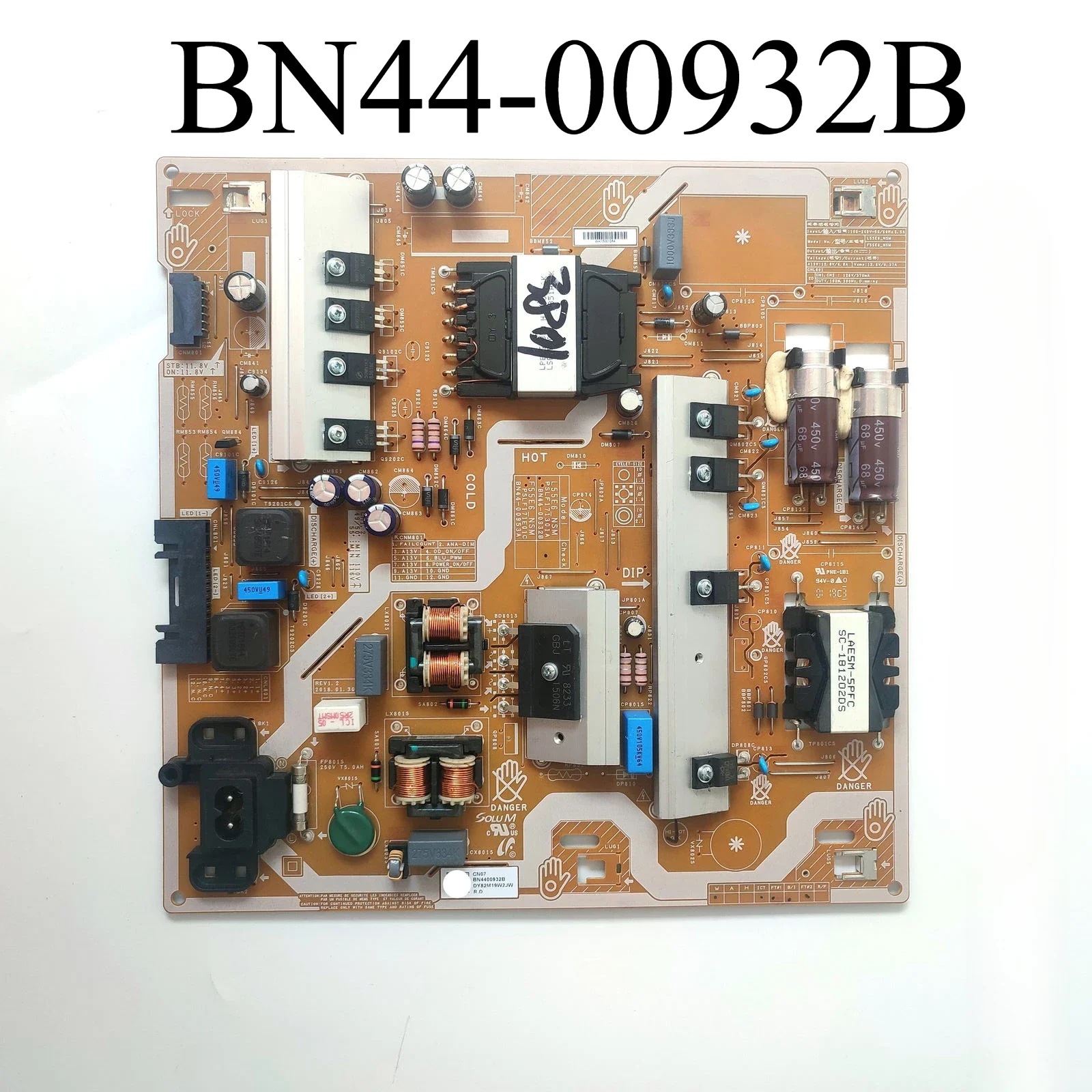 

BN44-00932B = BN44-00932H Power Supply Board is for QE49Q60RAT QN49Q60RAF QN49Q6DRAF QN55Q60RAF QE55Q60RAT QE55Q67RAT QN55Q6DRAF