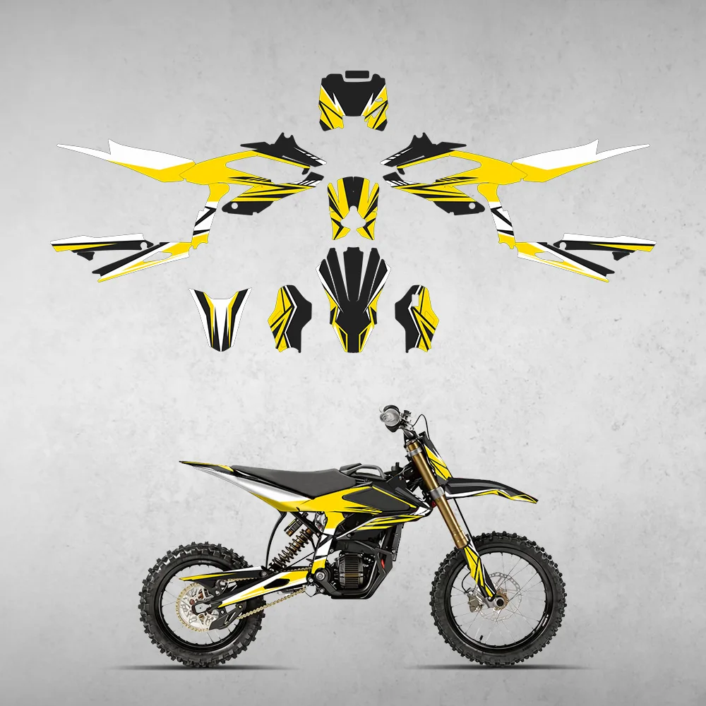 Motorcycle Sticker Kit Customize Background Graphics Decals Fit For SURRON Sur-ron Hyper Bee Moto Decals