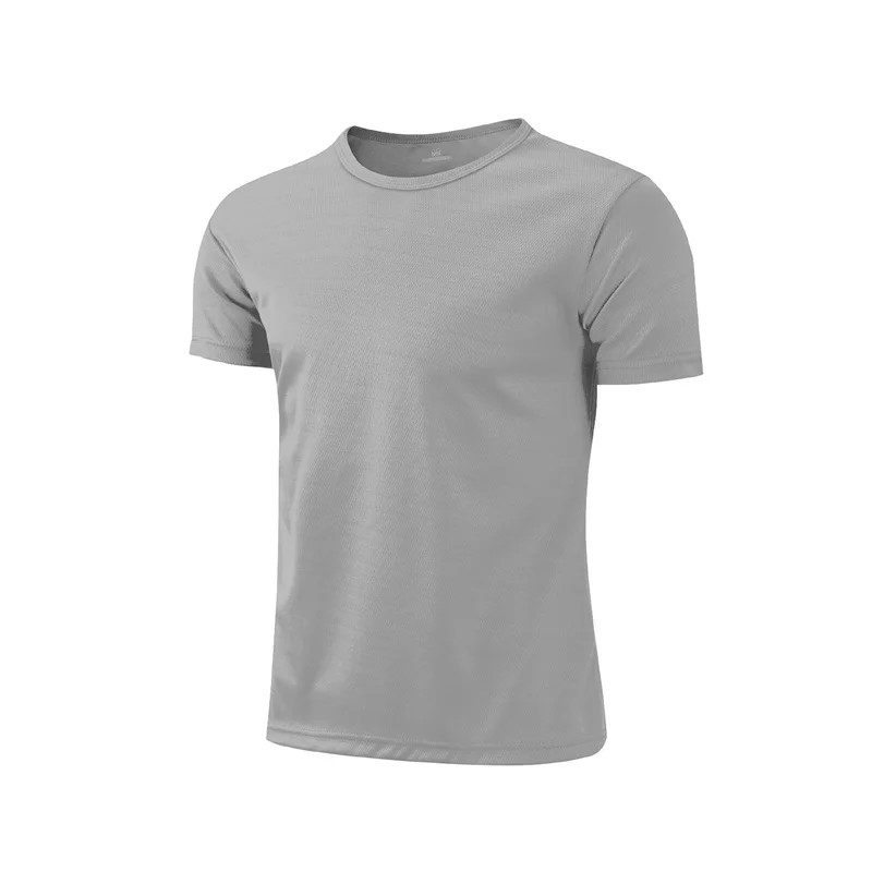 Men Women Quick Dry Short Sleeve Sport T Shirt Gym Jerseys Fitness Shirt Trainer Running T-Shirt Teenager Breathable Sportswear