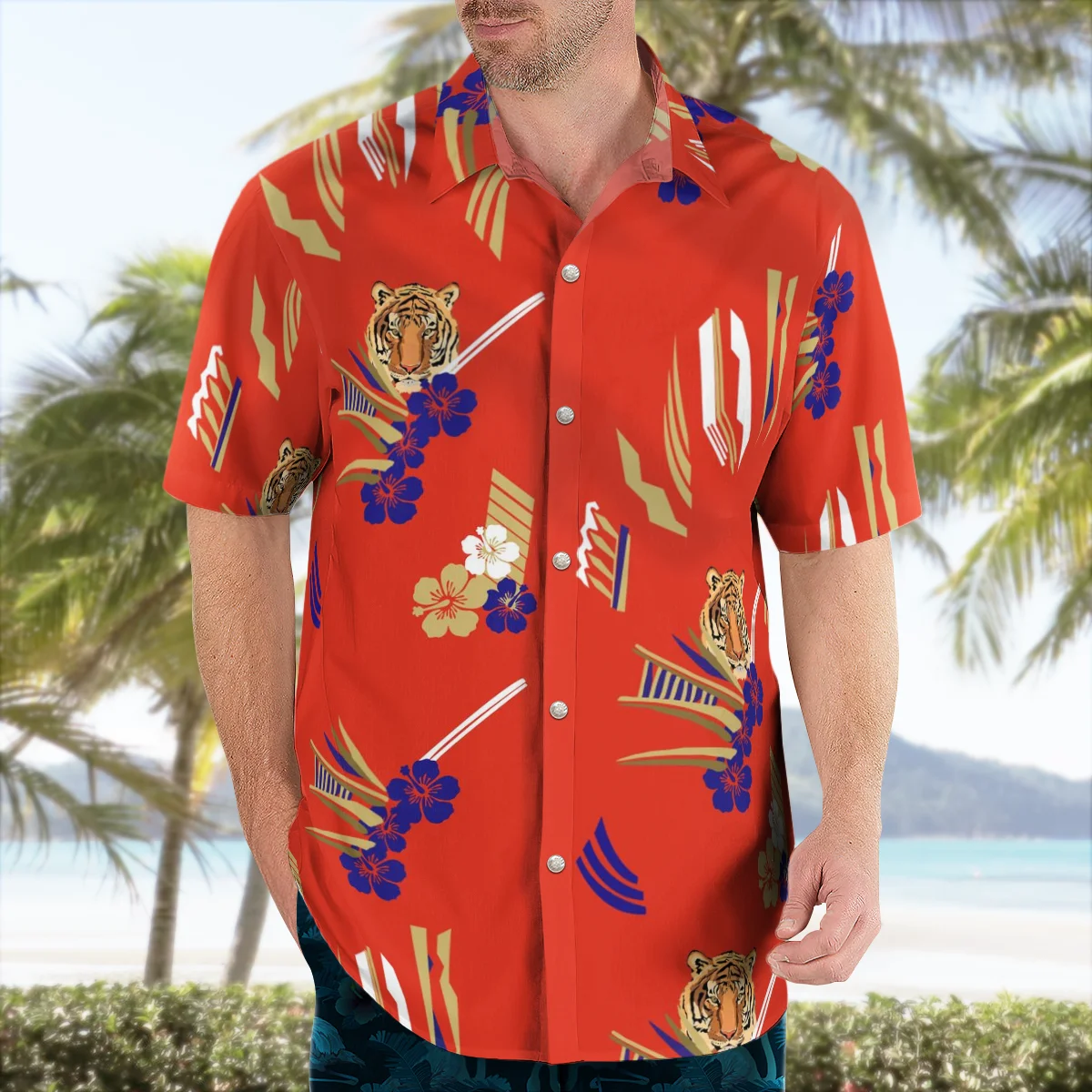 Zomer 2023 Leuke Dove Hawaiiaanse Shirts, Heren, Dames Mode Oversized Shirts, Heren Professionele Schoot