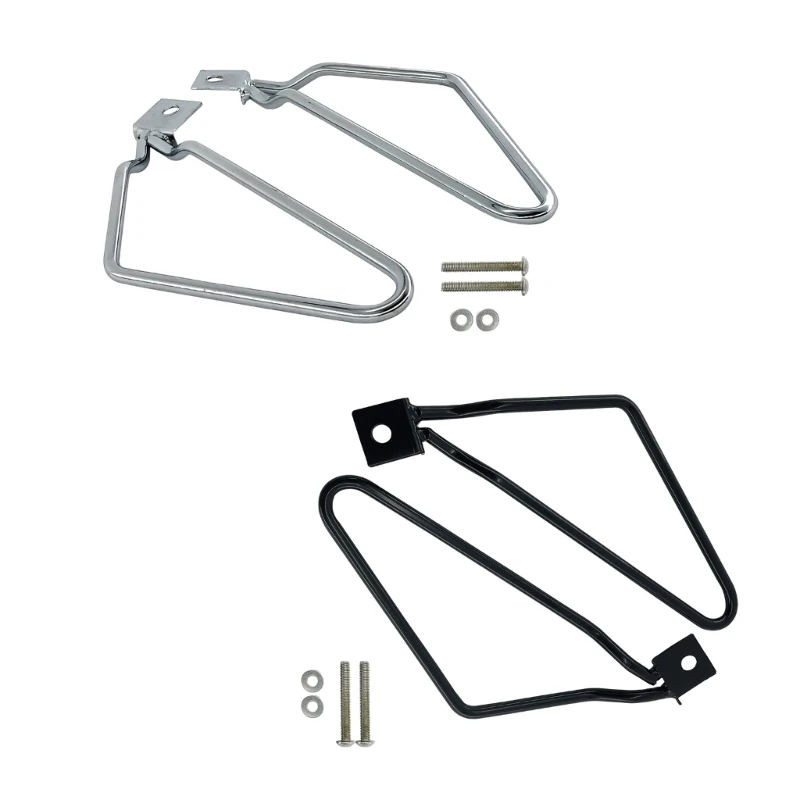 

G99F Saddlebag Bracket Support Left & Right Motorcycles Saddlebags Bar Mount Brackets Support Easy Installs for XL883 1200