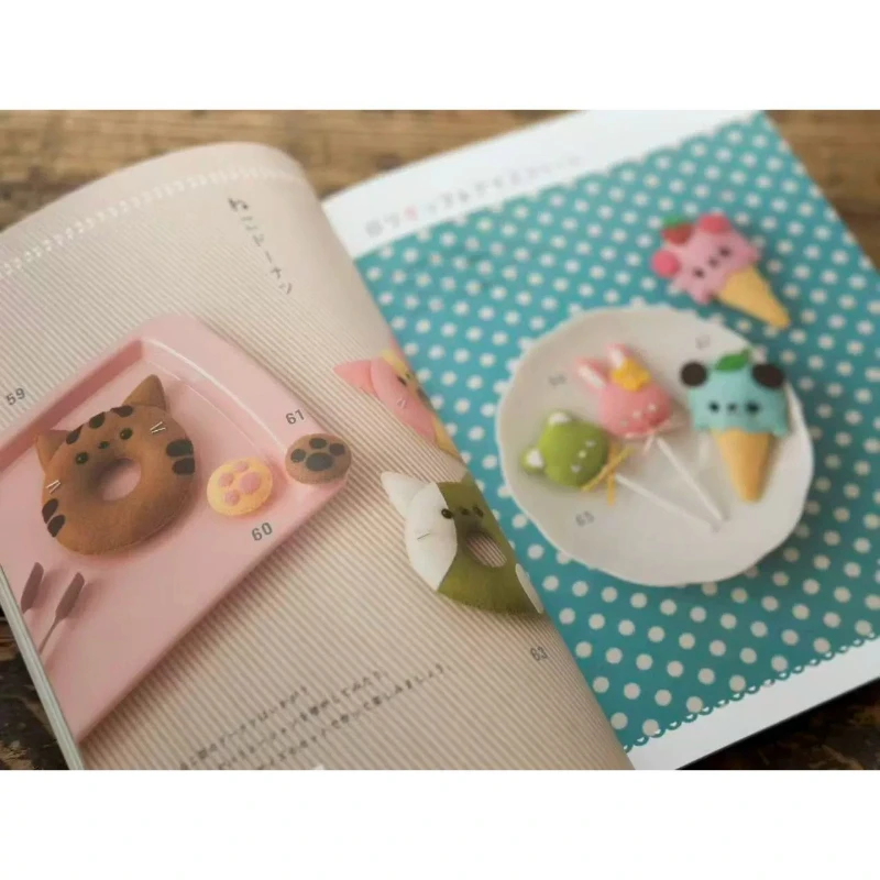 Chibi-robin's Adorably Cute Felted Wool Crafts, Stitch By Stitch Japanese Handmade Non-woven DIY Tutorial Book Japanese Edition
