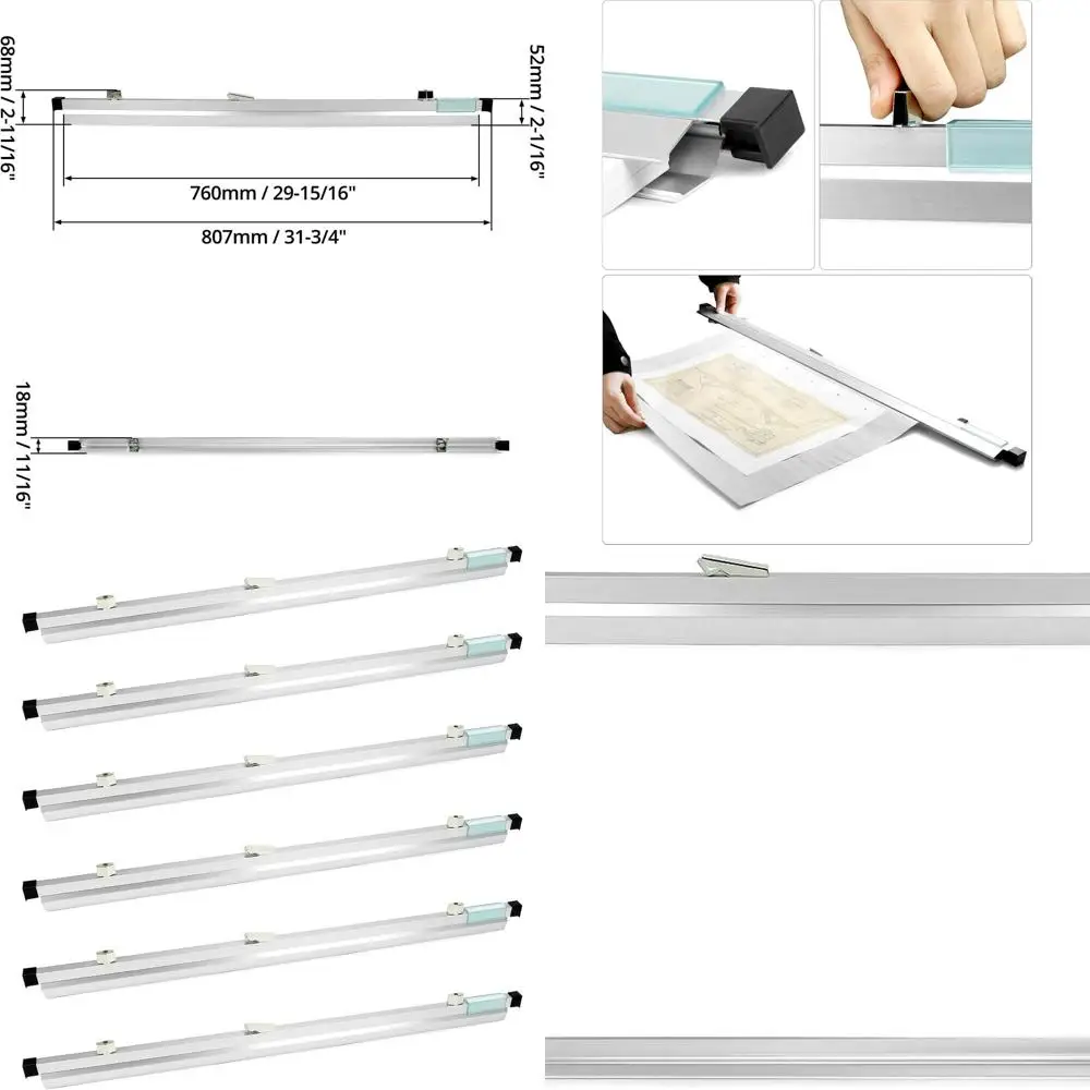 

Набор из 6 подвесных зажимов для чертежей, хранения больших документов и организации