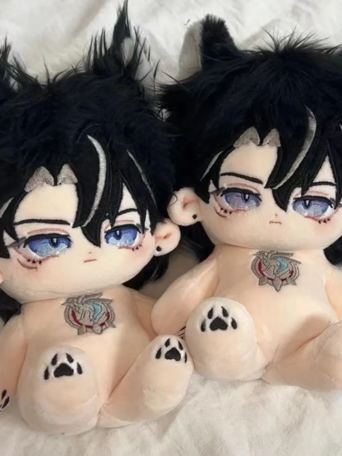 

Anime Genshin Impact Wriothesley Property Cosplay Fluffy Dolls Dress UP Clothing Fans Stuffed Toys Mascot Xmas Halloween Gift