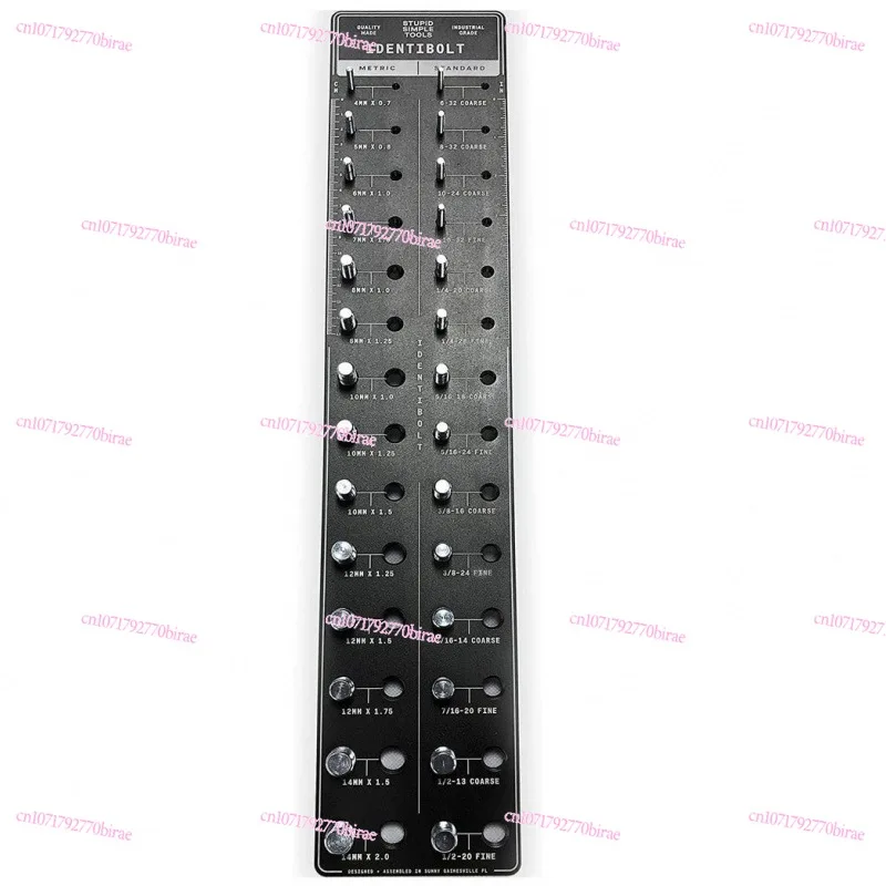 

Nut and Bolt Thread Checker, Screw Gauge, US