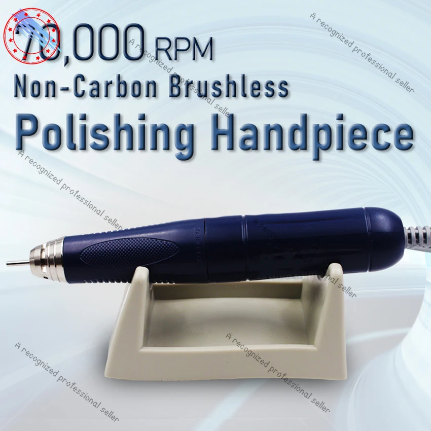

70000RPM Brushless Polishing Handpiece Drill Micromotor Polishing Hand Piece Non-Carbon Brushless Micro Motor Handheld Drill