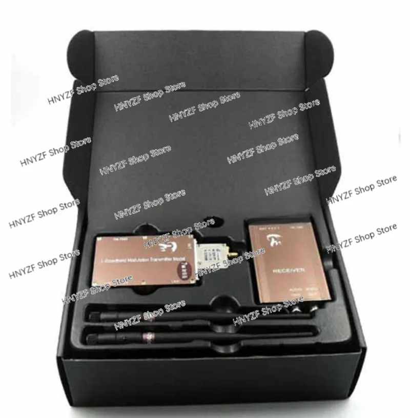 1.3GHz 7000mw 7W Wireless Transceiver, 1.3GHz Video Audio Transmitter Receiver, Remote FPV CCTV Transmitter