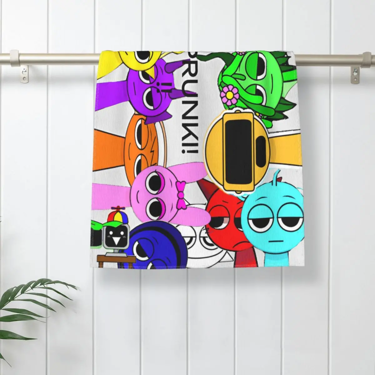 

Sprunki Incredibox Game Towels 2023 Summer Microfiber Shower Towel Quick Dry for Summer Beach