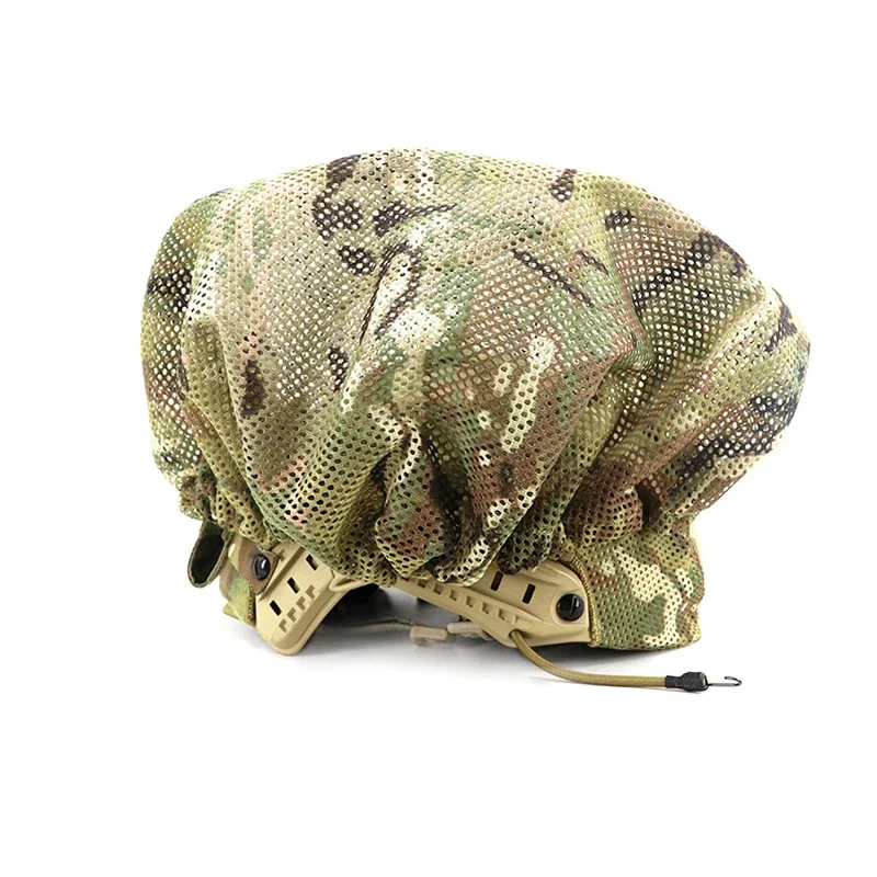 Adjustable Tactical Helmet Cover for Agilite Mitznefet Helmet Outdoor Hunting CS Helmet Concealment Cat