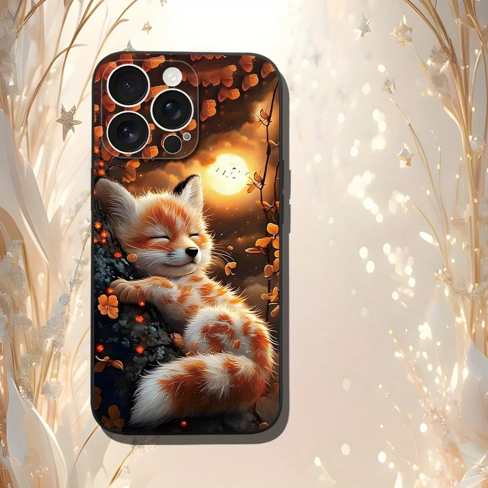 

Cute animal patterns phone case for iPhone 17 16 15 14 13 12 11 Pro/ Max/Plus shock-proof rear cover anti-fingerprint