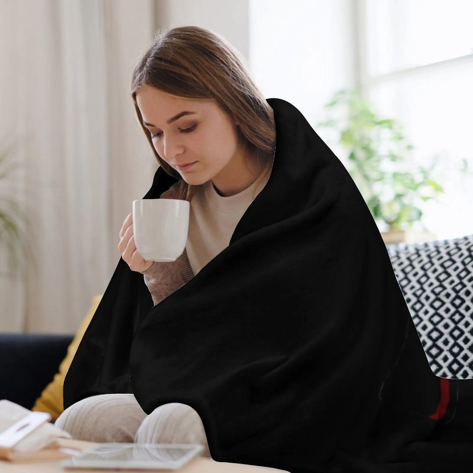 Coperta da tiro con zucchero zero, letti decorativi, coperte trapuntate da picnic